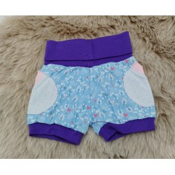 Short petites fleurs bleus